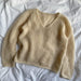 Cumulus Blouse V-Neck Knit Kit-Needlecraft Kits-Wild & Woolly Yarns-XS / S-Snowflake (6001)-Wild & Woolly Yarns