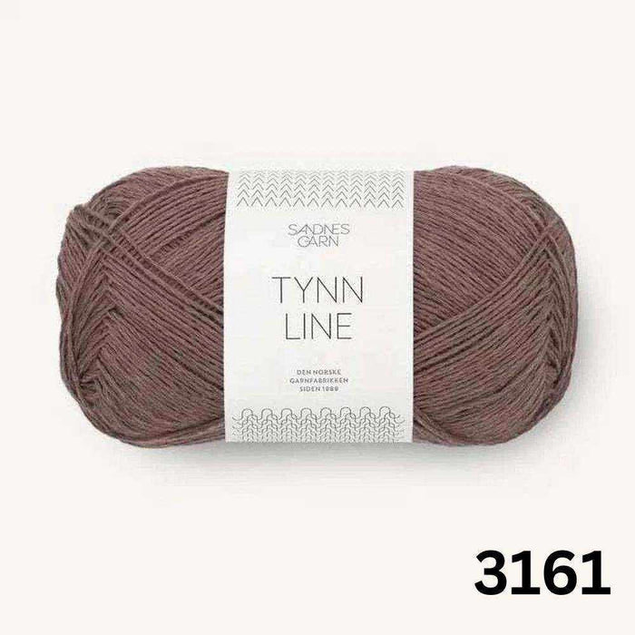 Cumulus Tee Knit Kit – Tynn Line-Needlecraft Kits-Wild & Woolly Yarns-XXS / XS / S-Acorn (3161)-Wild & Woolly Yarns