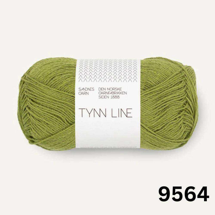 Cumulus Tee Knit Kit – Tynn Line-Needlecraft Kits-Wild & Woolly Yarns-XXS / XS / S-Matcha (9564)-Wild & Woolly Yarns