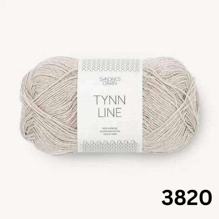 Cumulus Tee Knit Kit – Tynn Line-Needlecraft Kits-Wild & Woolly Yarns-XXS / XS / S-Pearl Grey (3820)-Wild & Woolly Yarns