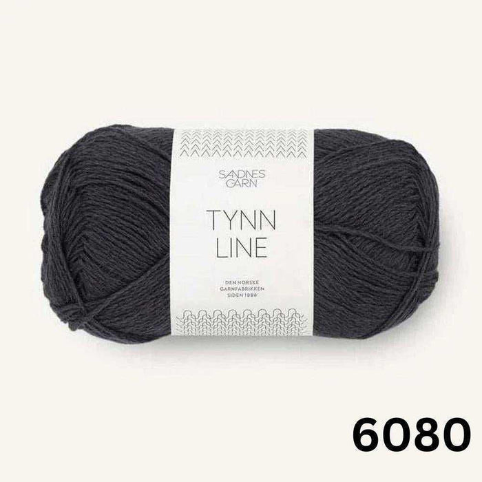 Cumulus Tee Knit Kit – Tynn Line-Needlecraft Kits-Wild & Woolly Yarns-XXS / XS / S-Slate (6080)-Wild & Woolly Yarns