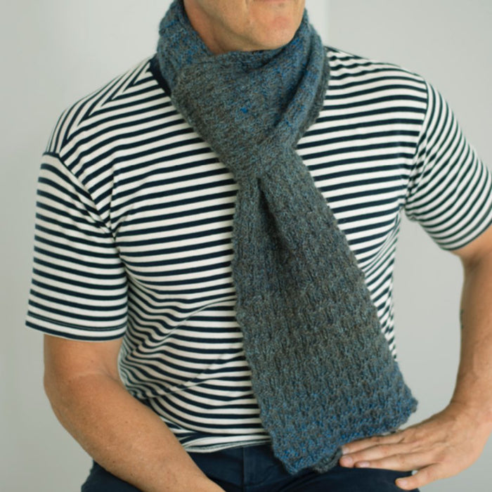 Dad Scarf Knit Kit-Needlecraft Kits-Wild and Woolly Yarns
