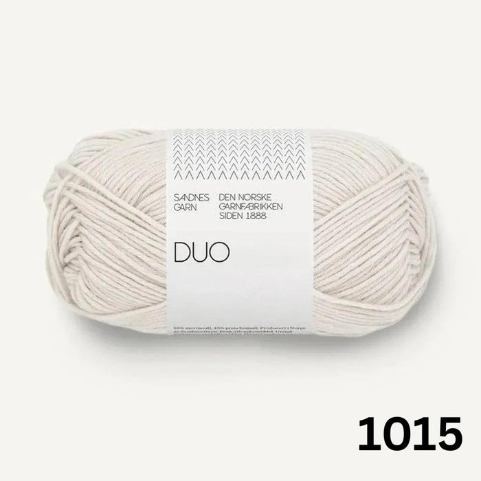 Duo – Soft Merino & Cotton Blend-Yarn-Sandnes Garn-Morning Mist (1015)-Wild & Woolly Yarns