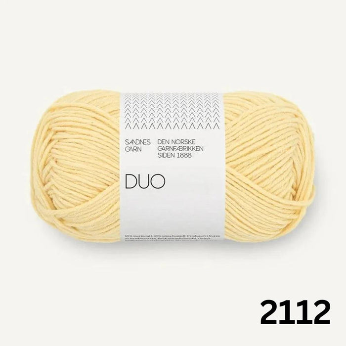 Duo – Soft Merino & Cotton Blend-Yarn-Sandnes Garn-Soft Sunlight (2112)-Wild & Woolly Yarns