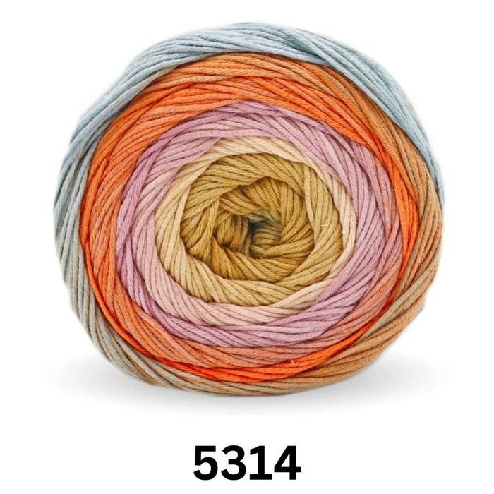 Desert Sunset Triangle Shawl Knit Kit-Needlecraft Kits-Wild and Woolly Yarns