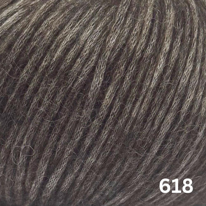 Easy Fit Round Neck Vest Knit Kit-Needlecraft Kits-Wild & Woolly Yarns-Brown Grey Melange (618) *NEW*-80cm-Wild & Woolly Yarns