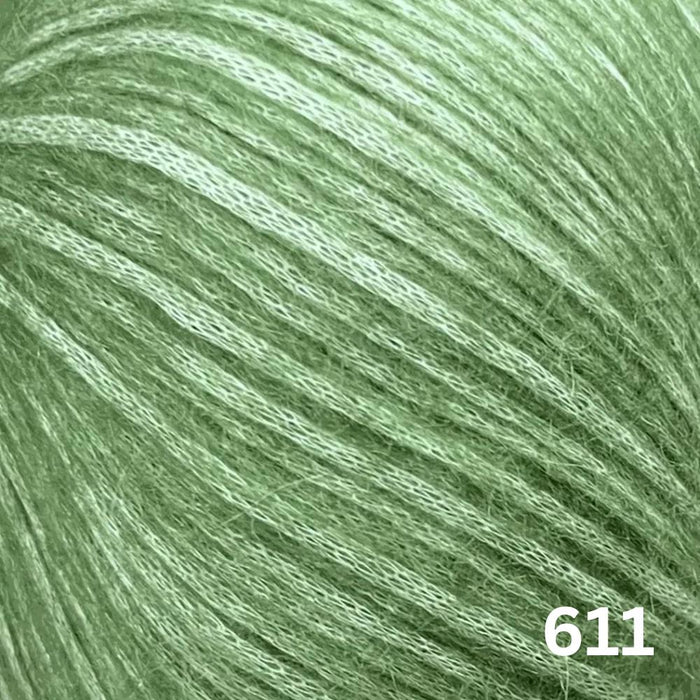 Easy Fit Round Neck Vest Knit Kit-Needlecraft Kits-Wild & Woolly Yarns-Glade Green (611)-80cm-Wild & Woolly Yarns
