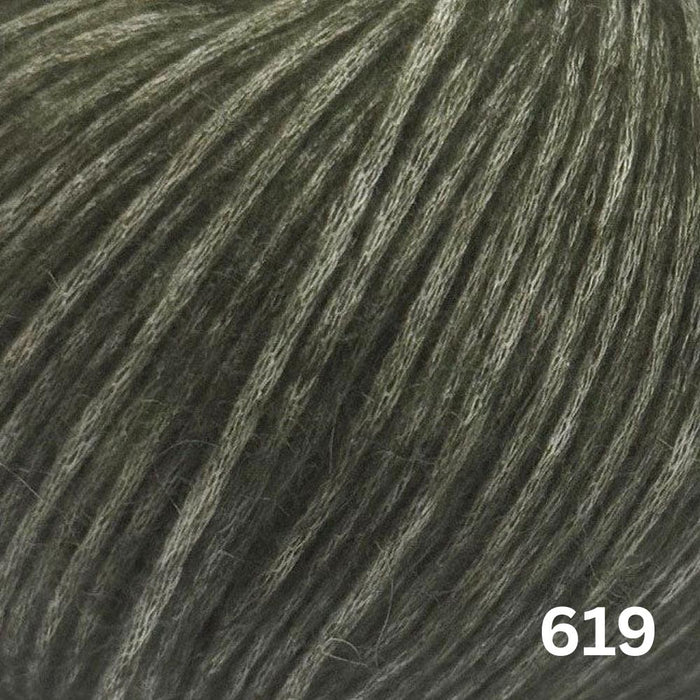 Easy Fit Round Neck Vest Knit Kit-Needlecraft Kits-Wild & Woolly Yarns-Olive (619) *NEW*-80cm-Wild & Woolly Yarns