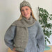 Fair Isle Beanie & Scarf Set Knit Kit-Needlecraft Kits-Wild & Woolly Yarns-Charcoal (606)-Wild & Woolly Yarns