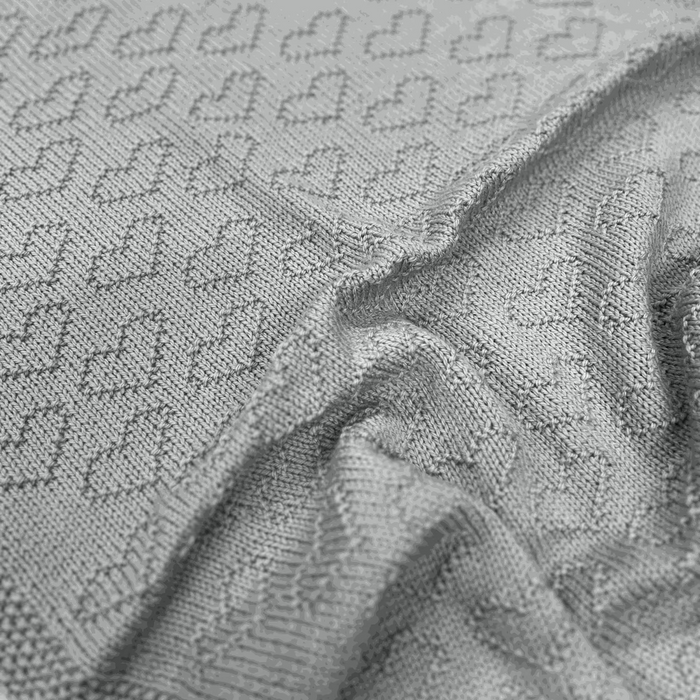 Gansey Love Pram Blanket Knit Kit-Needlecraft Kits-Wild and Woolly-White (2000)-Wild & Woolly Yarns