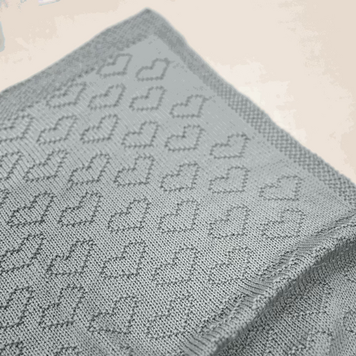 Gansey Love Pram Blanket Knit Kit-Needlecraft Kits-Wild and Woolly-White (2000)-Wild & Woolly Yarns