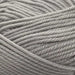 Close-up of soft grey 8ply merino wool yarn, ideal for knitting the Goldie Sweater & Hat kit.