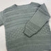Knitted Goldie sweater with textured patterns made from 8ply merino wool for kids aged 1-10 years.