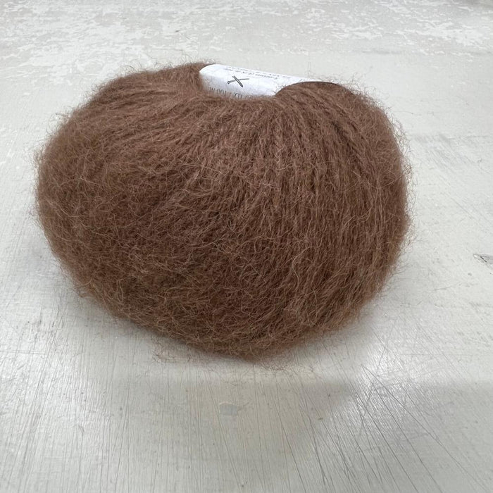 Heavenly Blanket Knit Kit-Needlecraft Kits-Wild & Woolly Yarns-Chocolate (8070)-Without Needles-Wild & Woolly Yarns