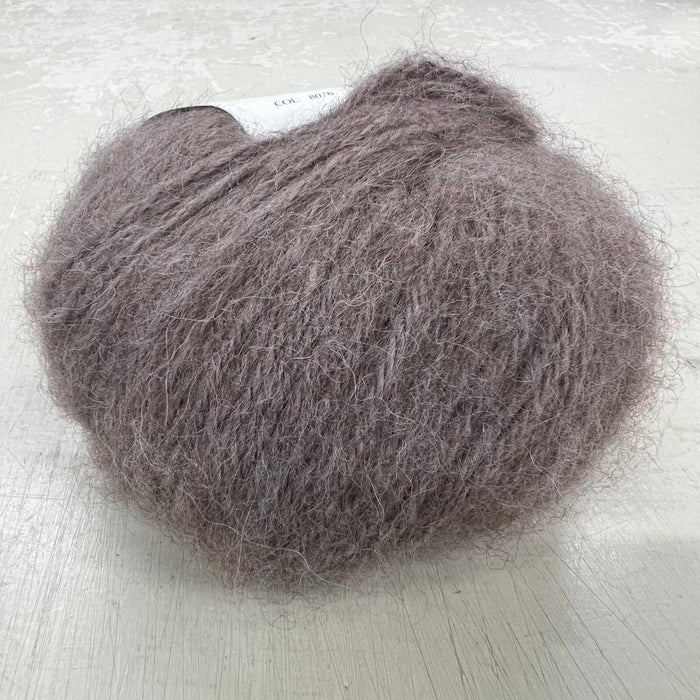 Heavenly Blanket Knit Kit-Needlecraft Kits-Wild & Woolly Yarns-Driftwood (8076)-Without Needles-Wild & Woolly Yarns