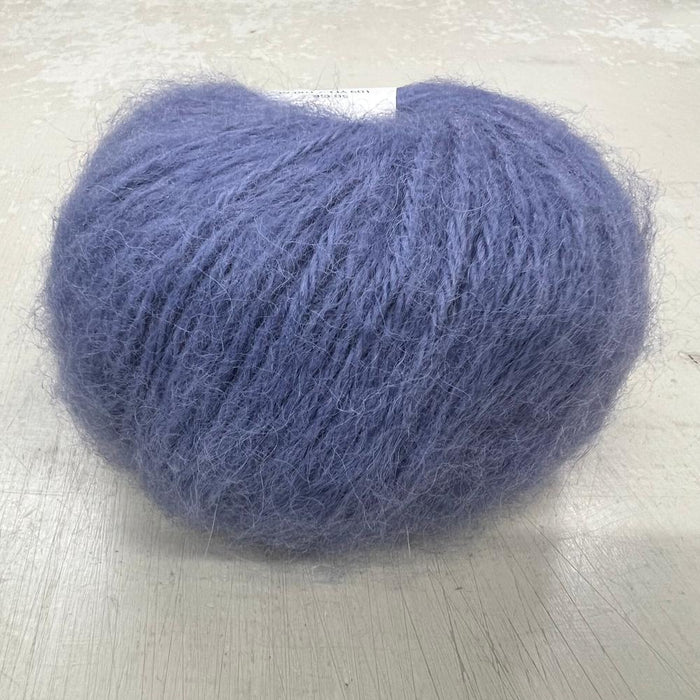 Heavenly Blanket Knit Kit-Needlecraft Kits-Wild & Woolly Yarns-Dusky Periwinkle (8073)-Without Needles-Wild & Woolly Yarns