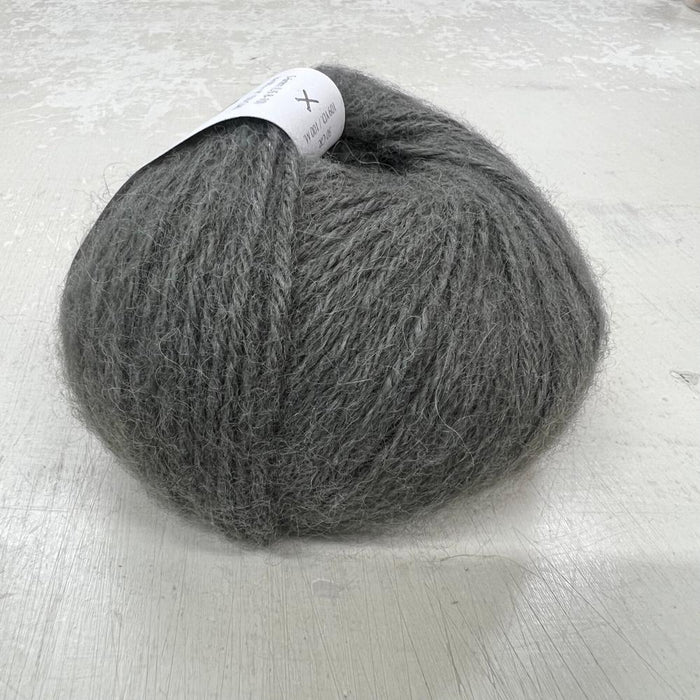 Heavenly Blanket Knit Kit-Needlecraft Kits-Wild & Woolly Yarns-Pale Ash (8079)-Without Needles-Wild & Woolly Yarns