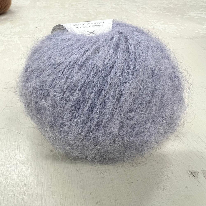 Heavenly Blanket Knit Kit-Needlecraft Kits-Wild & Woolly Yarns-Silver Mist (8075)-Without Needles-Wild & Woolly Yarns
