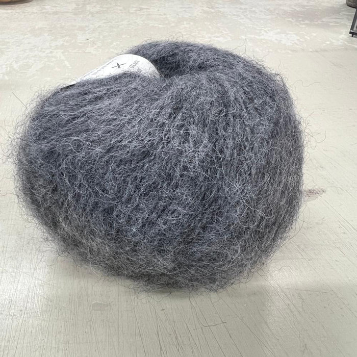 Heavenly Blanket Knit Kit-Needlecraft Kits-Wild & Woolly Yarns-Winter Slate (8078)-Without Needles-Wild & Woolly Yarns