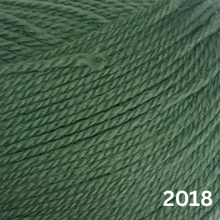 His & Hers Top-Down Sweater Knitting Kit-Needlecraft Kits-Wild & Woolly Yarns-Elm Green (2018)-Small-Wild & Woolly Yarns
