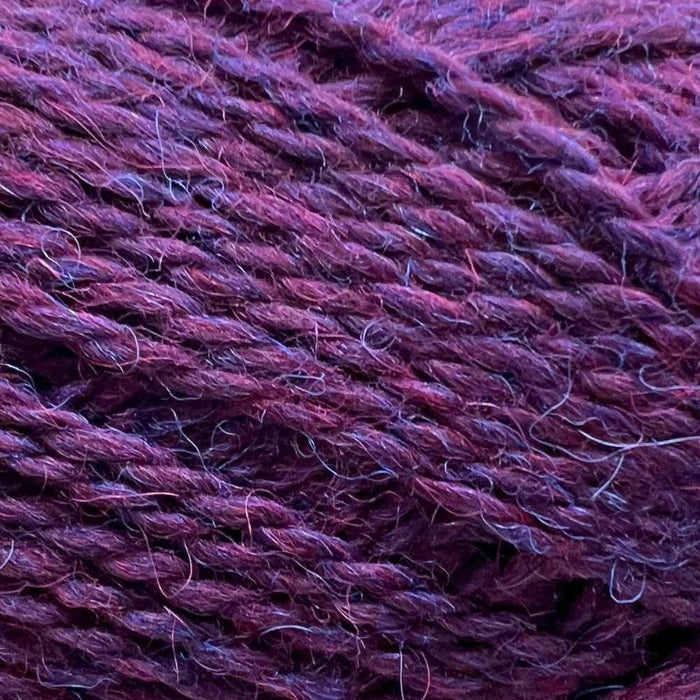 Hot Water Bottle Knit Kit-Needlecraft Kits-Wild & Woolly Yarns-Plum Melange-Without Needles-Wild & Woolly Yarns