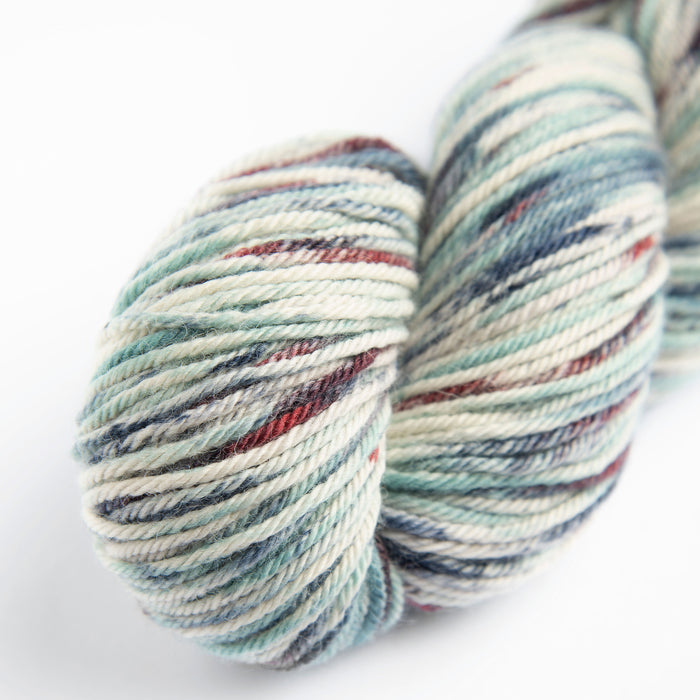 Joy Fingerless Gloves Knit Kit-Needlecraft Kits-Wild & Woolly Yarns-Geranium (6100)-Without Needles-Wild & Woolly Yarns