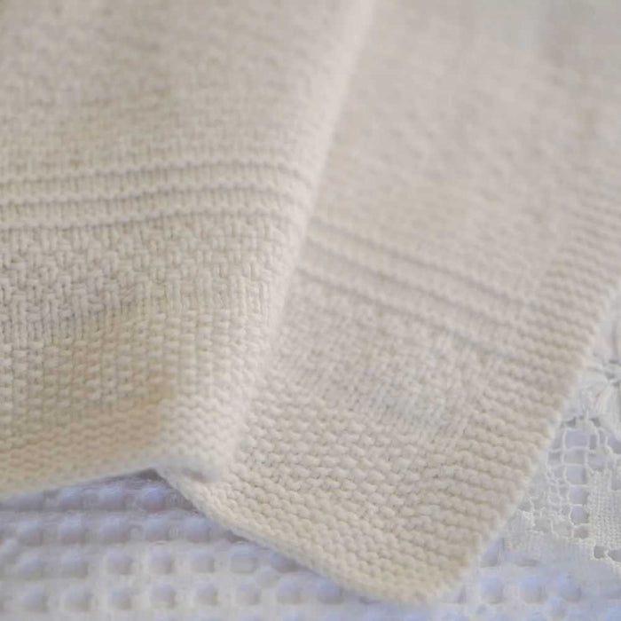 Knit & Purl Blanket Knit Kit-Needlecraft Kits-Wild & Woolly Yarns-Misty-Without Needles-Wild & Woolly Yarns