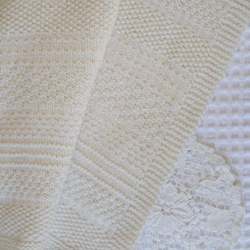 Knit & Purl Blanket Knit Kit-Needlecraft Kits-Wild & Woolly Yarns-Misty-Without Needles-Wild & Woolly Yarns