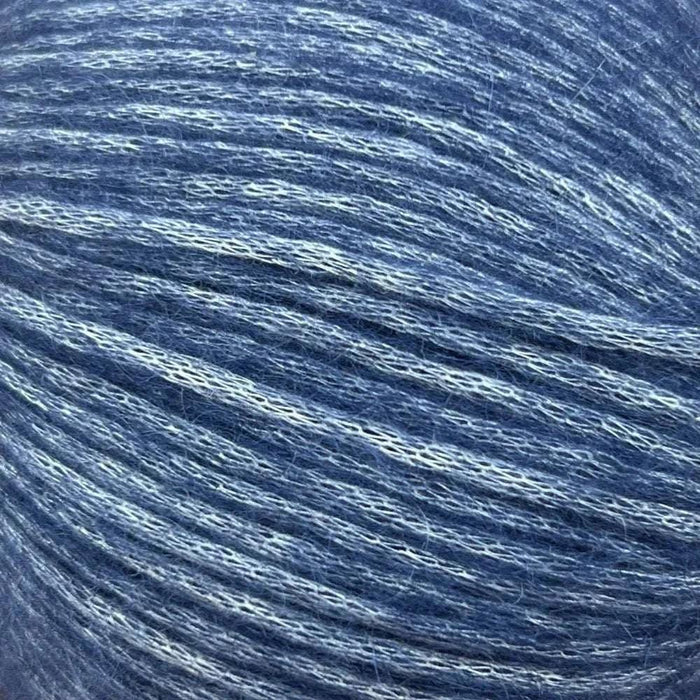 Lace Detail Slipover Knit Kit-Needlecraft Kits-Wild & Woolly Yarns-Blue Jewel (614)-10-Wild & Woolly Yarns