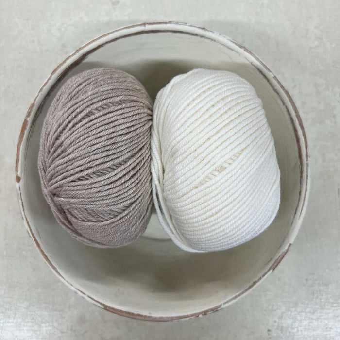 Lammermoor Baby Blanket Knit Kit-Needlecraft Kits-Wild & Woolly Yarns-Little Lamb-Without Needles-Wild & Woolly Yarns