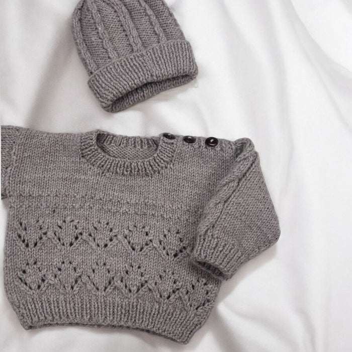 Lottie Sweater Knit Kit-Yarn-Wild and Woolly Yarns
