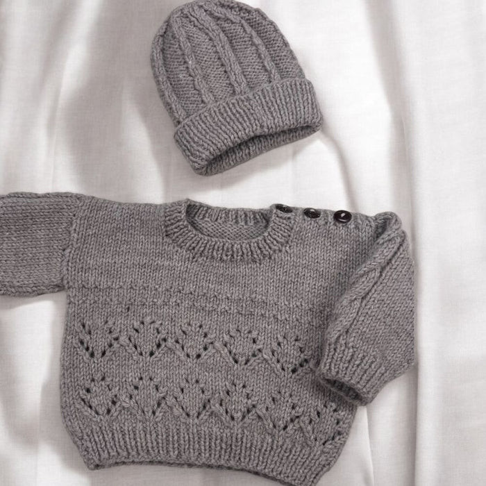 Lottie Sweater Knit Kit-Yarn-Wild and Woolly Yarns