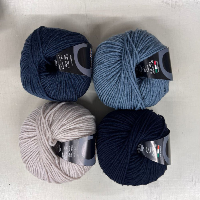 Merino Baby Blanket Knit Kit-Needlecraft Kits-Wild and Woolly Yarns