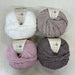Merino Baby Blanket Knit Kit-Needlecraft Kits-Wild & Woolly Yarns-Heather Rose-Without Needles-Wild & Woolly Yarns