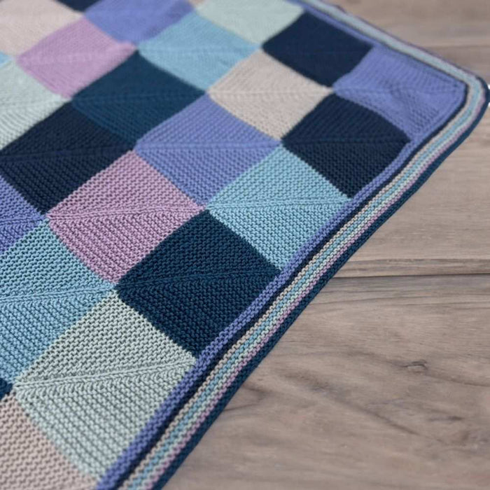 Paintbox Baby Blanket Knit Kit-Needlecraft Kits-Wild and Woolly Yarns