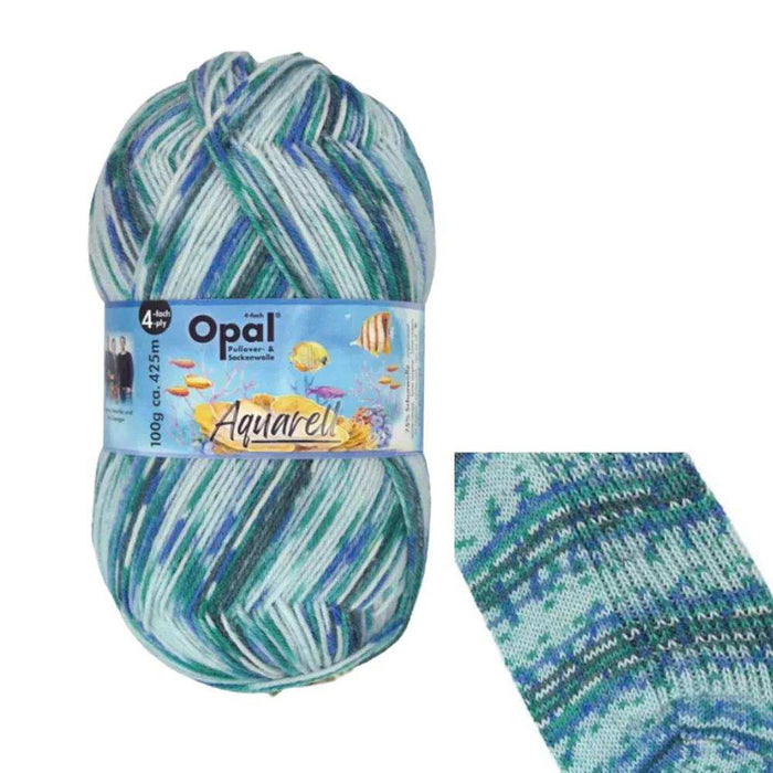 Patterned Baby & Toddler Vest Knit Kit-Needlecraft Kits-Wild & Woolly Yarns-Newborn / 3 Months / 6-9 Months / 12-18 Months-Underwater Spectacle (11535)-Wild & Woolly Yarns