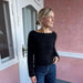 PetiteKnit Bea Blouse Knit Kit-Needlecraft Kits-Wild & Woolly Yarns-XXS/XS-Cloud (300)-Wild & Woolly Yarns