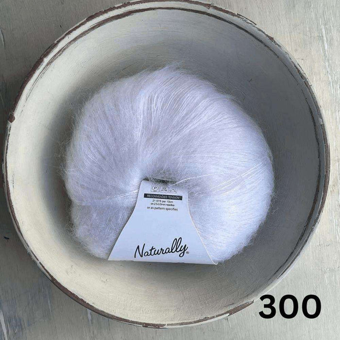 PetiteKnit Bea Blouse Knit Kit-Needlecraft Kits-Wild & Woolly Yarns-XXS/XS-Cloud (300)-Wild & Woolly Yarns