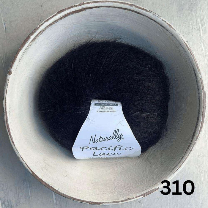 PetiteKnit Bea Blouse Knit Kit-Needlecraft Kits-Wild & Woolly Yarns-XXS/XS-Ebony (310)-Wild & Woolly Yarns