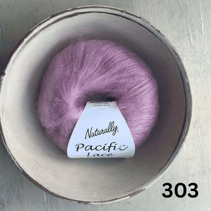 PetiteKnit Bea Blouse Knit Kit-Needlecraft Kits-Wild & Woolly Yarns-XXS/XS-Orchid Mist (303)-Wild & Woolly Yarns