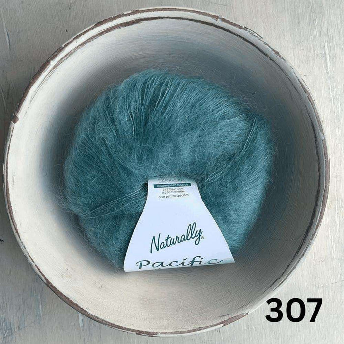 PetiteKnit Bea Blouse Knit Kit-Needlecraft Kits-Wild & Woolly Yarns-XXS/XS-Sea Glass (307)-Wild & Woolly Yarns