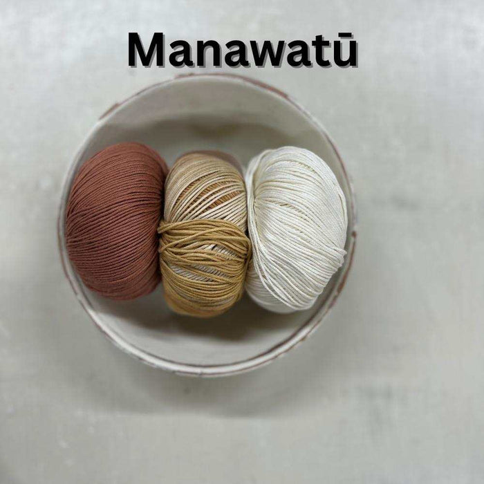 Pure and Simple Organic Face Cloths Knit Kit-Needlecraft Kits-Wild & Woolly Yarns-Without-Manawatū-Wild & Woolly Yarns
