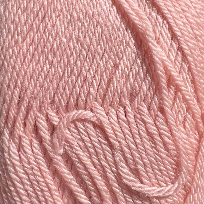 Raglan Sweater & Hat Knit Kit-Needlecraft Kits-Wild & Woolly Yarns-Seashell Pink (390)-Newborn-Wild & Woolly Yarns