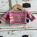 Rolled Edge Baby Sweater Knitting Kit-Needlecraft Kits-Wild & Woolly Yarns-Chuckles (0444)-Newborn / 3 Months / 6-9 Months-Wild & Woolly Yarns