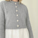 Sadie Cardigan Knit Kit-Needlecraft Kits-Wild & Woolly Yarns-Herring Silver (3057)-82cm-Wild & Woolly Yarns