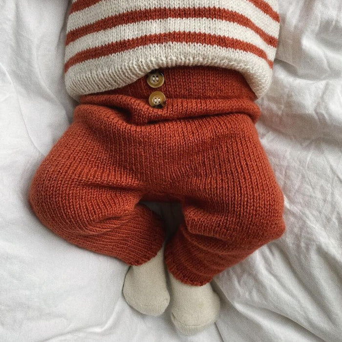 Seaside Set Knit Kit for PetiteKnit Pattern | Baby Sweater & Pants Set-Needlecraft Kits-Wild & Woolly Yarns-Wild & Woolly Yarns