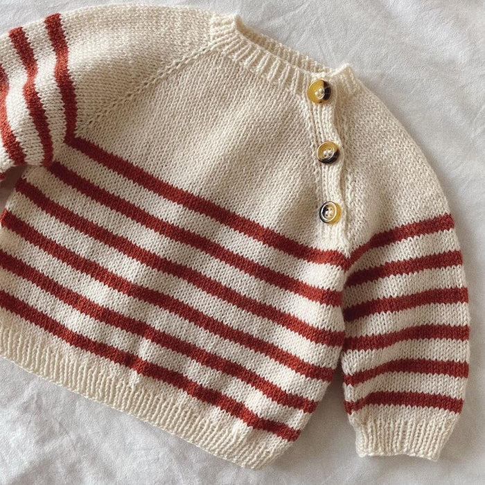Seaside Set Knit Kit for PetiteKnit Pattern | Baby Sweater & Pants Set-Needlecraft Kits-Wild & Woolly Yarns-Wild & Woolly Yarns