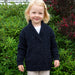 Shawl Neck Jumper for Children Knit Kit-Needlecraft Kits-Wild & Woolly Yarns-Charcoal (ADT75)-2yrs / 4yrs / 6yrs-Wild & Woolly Yarns