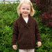 Shawl Neck Jumper for Children Knit Kit-Needlecraft Kits-Wild & Woolly Yarns-Cider (ADTCCR3)-2yrs / 4yrs / 6yrs-Wild & Woolly Yarns