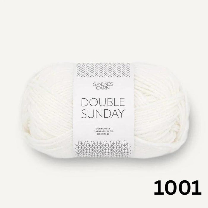 Beige knitted Sille Slipover Mini vest for children using Sandnes Garn Double Sunday yarn